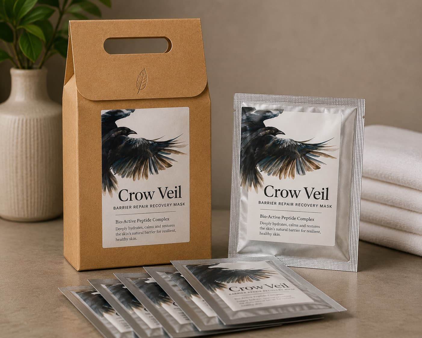 Crow Veil™ Recovery Mask (Set of 5)