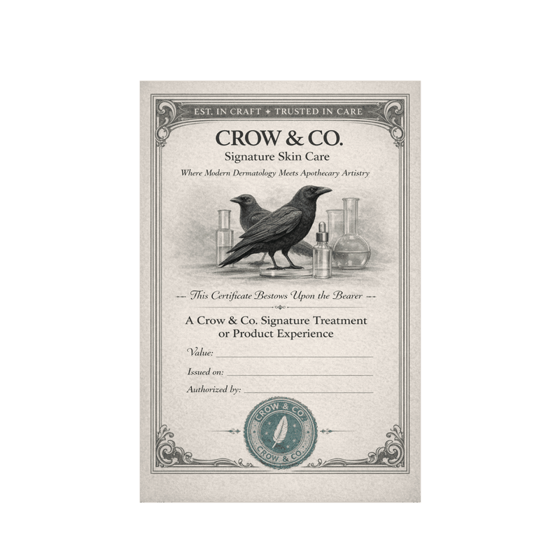 Crow & Co. Apothecary Skincare Gift Certificate